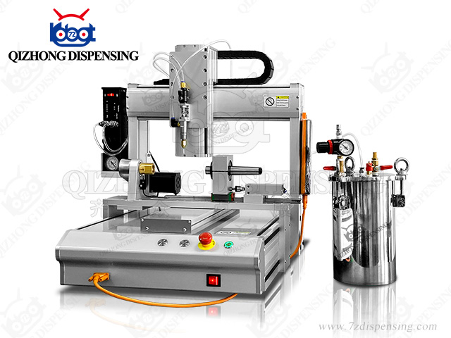 Desktop Industrial Robot With Rotary Axis And Precision Valve